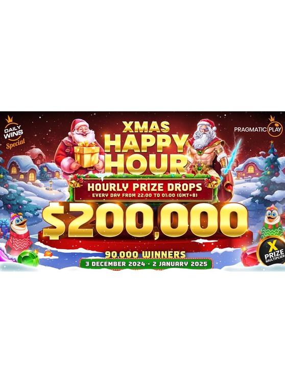 Pragmatic Play Daily Wins Special: Xmas Happy Hour